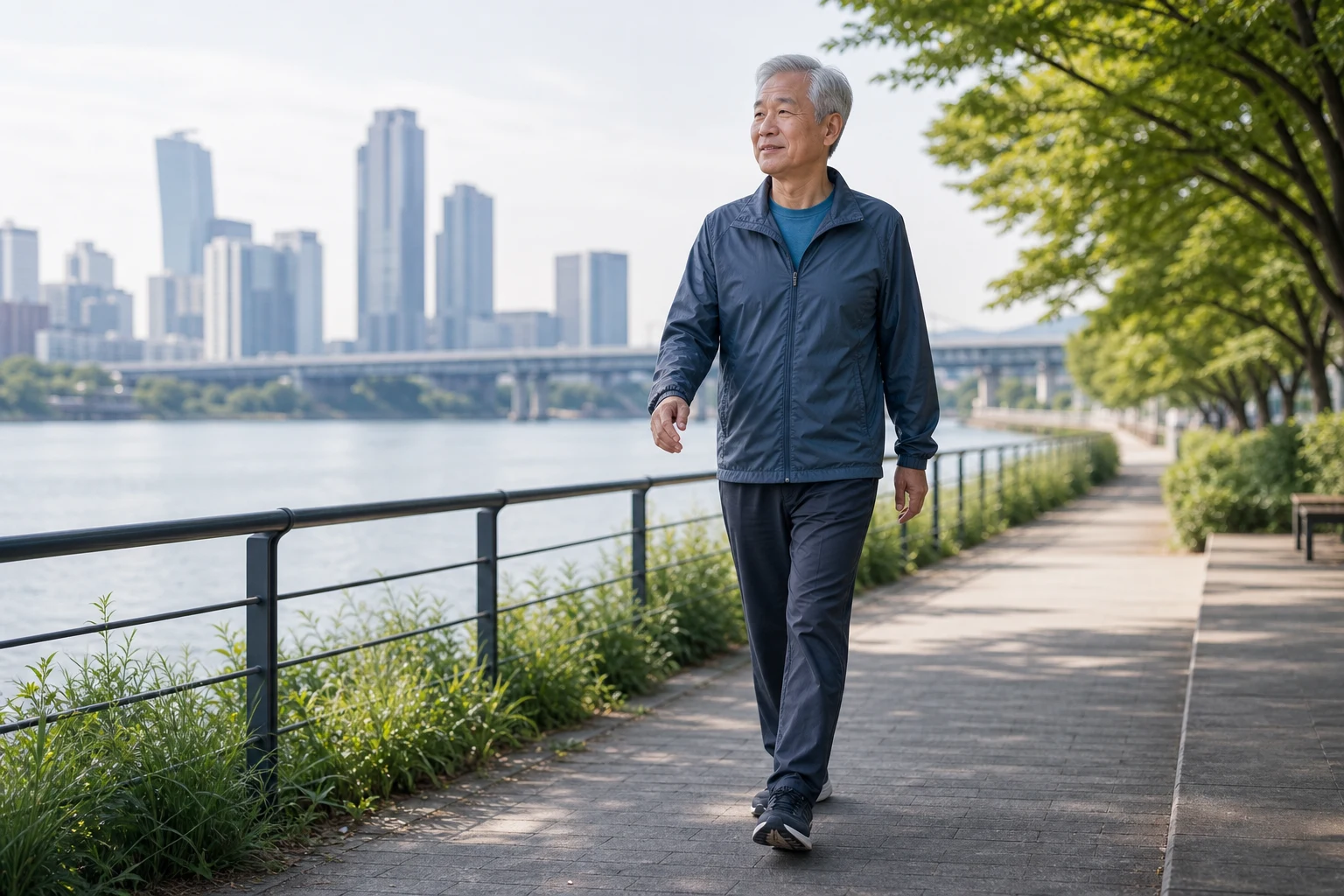 척추관협착증 운동 관리 방법을 보여 주는 이미지