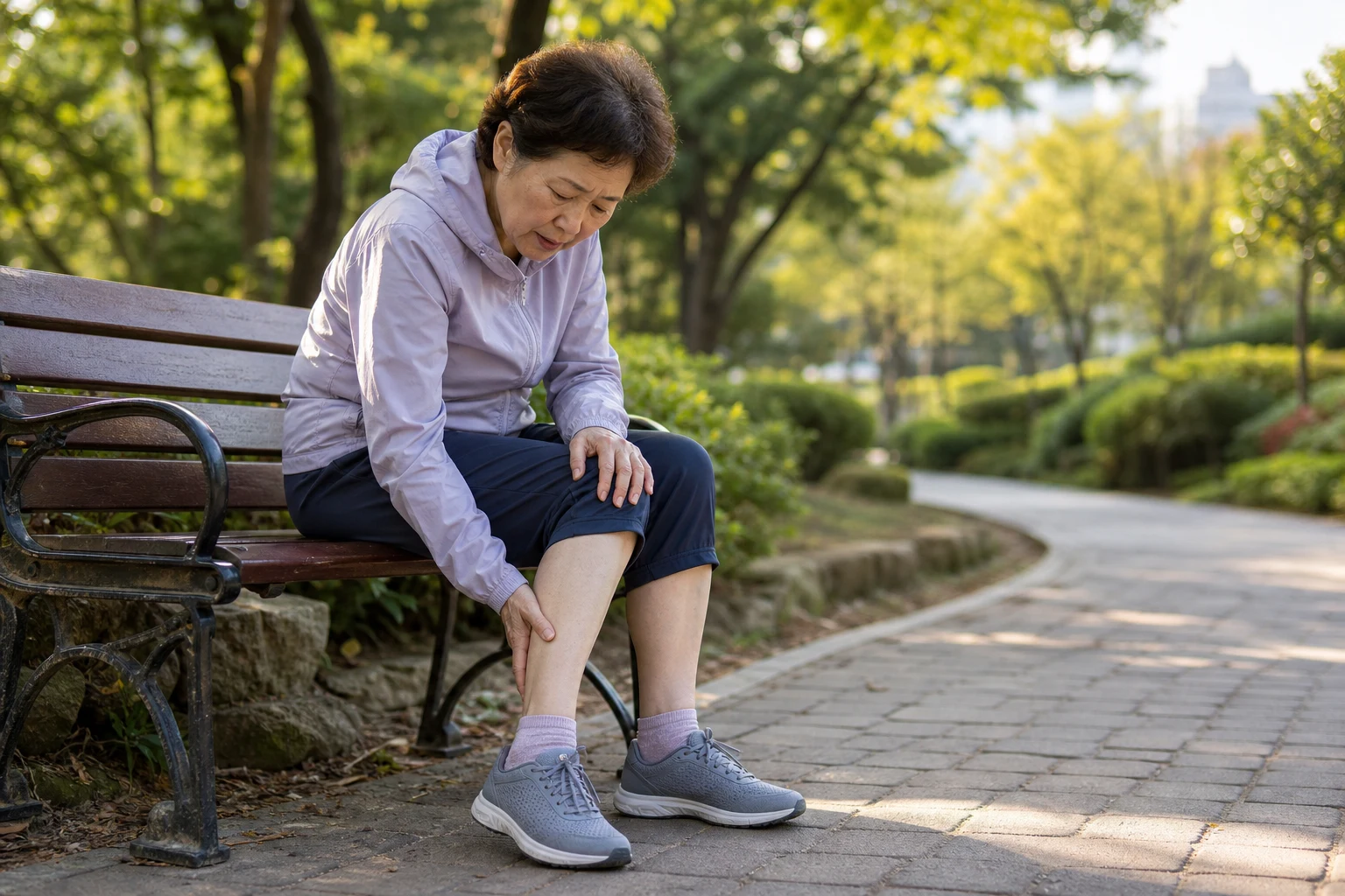 척추관협착증 증상 관리 방법을 보여 주는 이미지